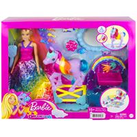 BARBİE GTG01 DREAMTOPİA BEBEK VE TEK BOYNUZLU AT 3+ 3