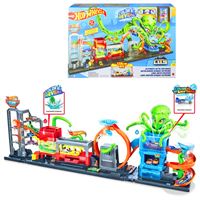 HOT WHEELS GTT96 COLOR REVEAL CİTY DEV AHTAPOT İLE OTO YIKAMA 4+ 1