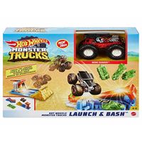 HOT WHEELS GVK08 MONSTER TRUCKS FIRLAT VE ÇARPIŞ 1