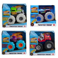 HOT WHEELS GVK37 ÇEKBIRAK ARABA MONSTER TRUCK TWİSTED TREDZ 1:43 3+ 1