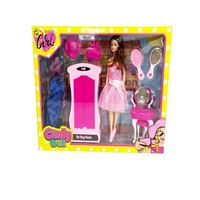 OYDAŞ CİNDY DOLL BEBEK 02453 DOLAPLI MAKYAJ OYUN SETİ 3+ 1