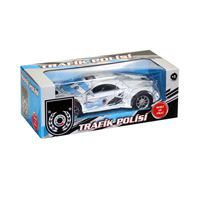 PRATİK ÇARP DÖN PİLLİ TRAFİK POLİSİ P4030 PLASTİK IŞIKLI MÜZİKLİ 2