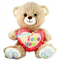 VARDEM PELÜŞ JH2324 KALPLİ AYI LOVE YOU 30 CM 7