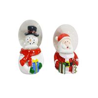 YLZ KAR KÜRESİ 119 NOEL BABA KARDAN ADAM MİNİ 12 Lİ 1