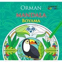 KARATAY MANDALA BOYAMA KİTABI ORMAN 1