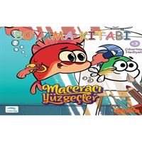 TURKUVAZ BOYAMA KİTABI MACERACI YÜZGEÇLER 1 1