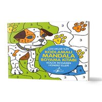 ÇOCUK GEZEGENİ BOYAMA KİTABI ÇOCUKLAR İÇİN KODLAMALI MANDALA KÜÇÜK RESSAMIN HÜNERLİ ELLERİ 1