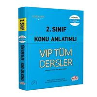 EDİTÖR KONU ANLATIMLI VİP TÜM DERSLER 2. SINIF MAVİ KİTAP İADESİZ 1