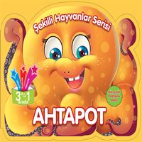 PARILTI BOYAMA KİTABI AHTAPOT 1