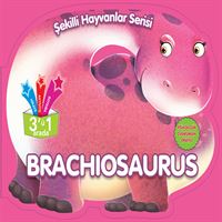 PARILTI BOYAMA KİTABI BRACHIOSAURUS 1