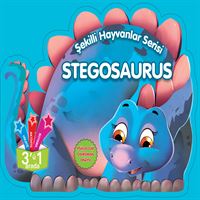 PARILTI BOYAMA KİTABI STEGOSAURUS 1