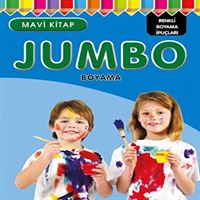 PARILTI BOYAMA KİTABI JUMBO MAVİ KİTAP 96 SYF 1