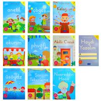 PARILTI İLK OKUMA YAZMA SETİ ANETİL 1. SINIF 10 KİTAP 2