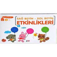 MİNİK ADA EĞİTİM KİTABI SAĞ BEYİN - SOL BEYİN ETKİNLİKLERİ 3 YAŞ 1