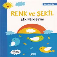 MİNİK ADA EĞİTİM KİTABI RENK VE ŞEKİL ETKİNLİKLERİM 36-48 AY 1