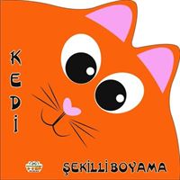 0-6 YAŞ BOYAMA KİTABI KEDİ ŞEKİLLİ 24 SYF 1