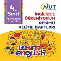 NUT PUBLİSHİNG İNGİLİZCE ÖĞRENİYORUM RESİMLİ KELİME KARTLARI 4. SINIF 1