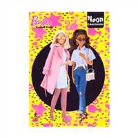 DOĞAN BOYAMA KİTABI BARBİE NEON ÇIKARTMALI 1