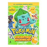 DOĞAN ETKİNLİK KİTABI POKEMON BULBASAUR ÇIKARTMA ÇILGINLIĞI 125+ ÇIKARTMA 1
