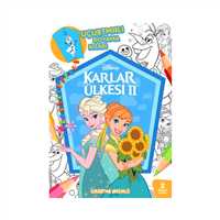 DOĞAN BOYAMA KİTABI KARLAR ÜLKESİ 2 UÇURTMALI ÇIKARTMALI 1