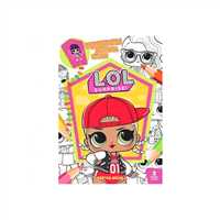 DOĞAN BOYAMA KİTABI LOL SURPRİSE UÇURTMALI ÇIKARTMALI 1