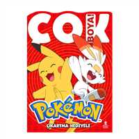 DOĞAN BOYAMA KİTABI ÇOK BOYA POKEMON ÇIKARTMA HEDİYELİ 1