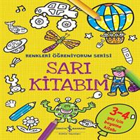 İŞ BANKASI RENKLERİ ÖĞRENİYORUM SARI KİTABIM 3-4 YAŞ 1