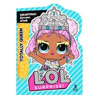 DOĞAN BOYAMA KİTABI LOL SURPRİSE TOTALLY QUEEN ÇIKARTMALI 1