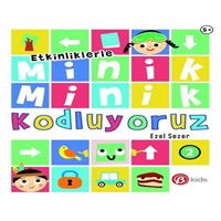 BETA KİDS FAALİYET KİTABI MİNİK MİNİK KODLUYORUZ ROBOT KUBİYLE GİZLİ YOLLARI VE RESİMLERİ BULALIM 1