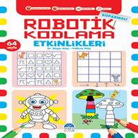MARTI ETKİNLİK KİTABI ROBOTİK KODLAMA KOPARMALI MAVİ 1