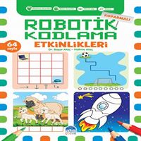 MARTI ETKİNLİK KİTABI ROBOTİK KODLAMA KOPARMALI TURUNCU 1