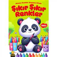 EFSANE RENKLER BOYAMA KİTABI 4 ÇEŞİT RENKLİ ÖRNEKLİ 48 SAYFA 19X27 CM 40 LI 5