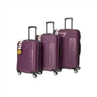 TRAVEL POLO VALİZ ABS A1011 MÜRDÜM 3 LÜ SET 1