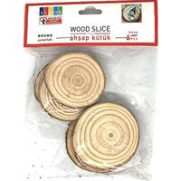SÜDOR AHŞAP KÜTÜK YUVARLAK 5-6 CM 6 LI BS133 1