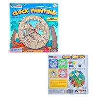 KUMTOYS BOYAMA SETİ KM5302 AHŞAP SAAT 4+ 1