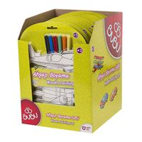 BU-BU AHŞAP ÇERÇEVE BOYAMA SETİ 4 MODEL ABS004 (AB0025/26/27/28) 1