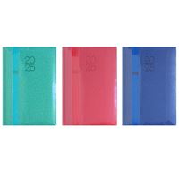 LİZ AJANDA 2025 AJ7024 14x20 THERMO DERİ KALEMLİKLİ 1