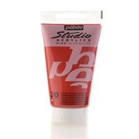 PEBEO AKRİLİK BOYA STUDİO TÜP 100 ML QUİNACRİDONE SCARLET 831-20 1