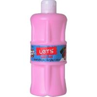 LETS AKRİLİK BOYA 500 ML PEMBE L-5304 1