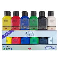 ARTDECO AKRİLİK BOYA 75 ML CANLI 6 RENK LV-Y-070I-AS1 1