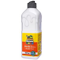 NOVA COLOR AKRİLİK BOYA 500 ML BEYAZ NC-385 1