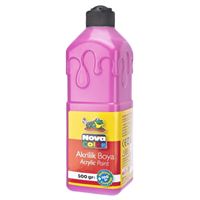 NOVA COLOR AKRİLİK BOYA 500 ML PEMBE NC-390 1