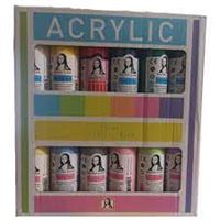 SÜDOR AKRİLİK BOYA 12 RENK 70 ML CHALK+NORMAL SET SD150-X15 1