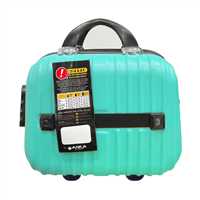 TRAVEL POLO MAKYAJ ÇANTASI ABS ANK1001M SU YEŞİLİ 2