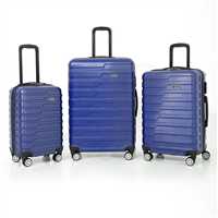 TRAVEL POLO - HUUP VALİZ ABS ANK1021 LACİVERT 3 LÜ SET 1
