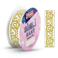 MİKRO RENKLİ BANT OYALİ SİMLİ 1.8 CMx100 CM 50 Lİ 1213 1