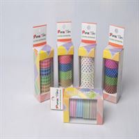 KAKOSAN RENKLİ BANT DESENLİ 15x5 4 LÜ DT-479 1