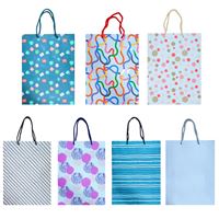 GIPTA HEDİYE ÇANTASI KARTON DESENLİ DÜZ KARIŞIK 23x30 MEDİUM 6 LI BG8096 1