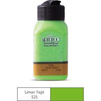 ARTDECO ENAMEL CAM VE SERAMİK BOYASI Y-130I-525 LİMON YEŞİLİ 75 ML. 1