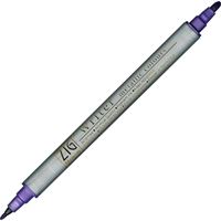ZIG KALİGRAFİ KALEMİ MS-8400-124 METALİK MOR ÇİFT TARAFLI 6 LI 1